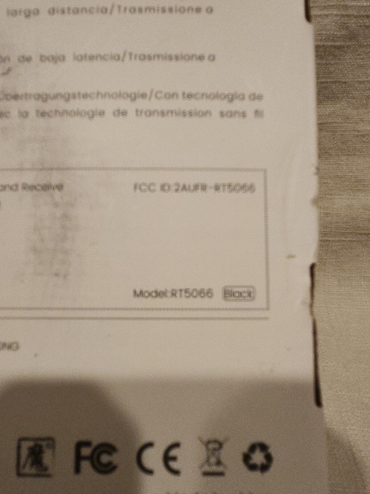 1Mii RT5066 Wireless Audio Transmitter Receiver