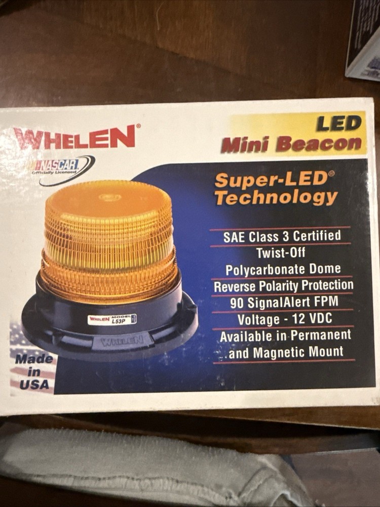 Whelen LED Mini Beacon SAE Class 3 Permanent