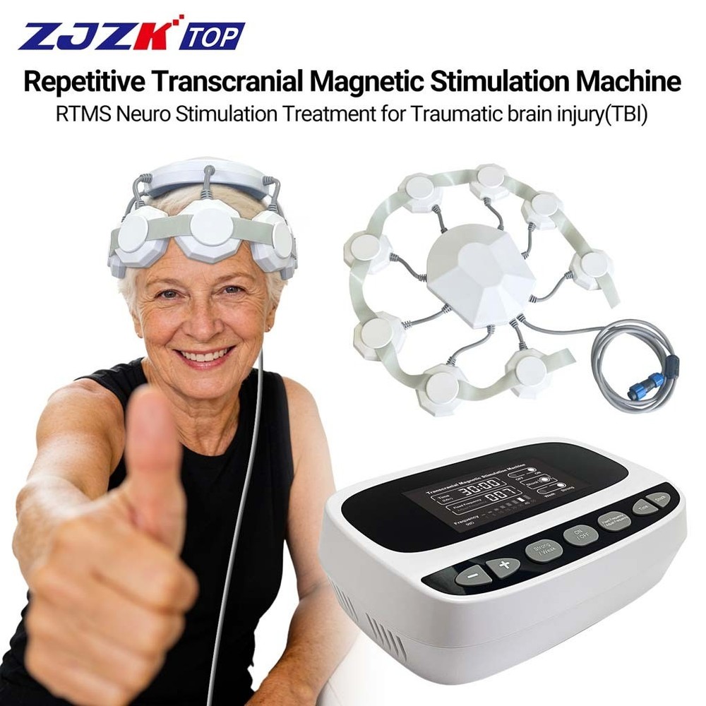 rTMS Transcranial Magnetic Pulse Stimulator for Depression Insomnia Stroke PTSD