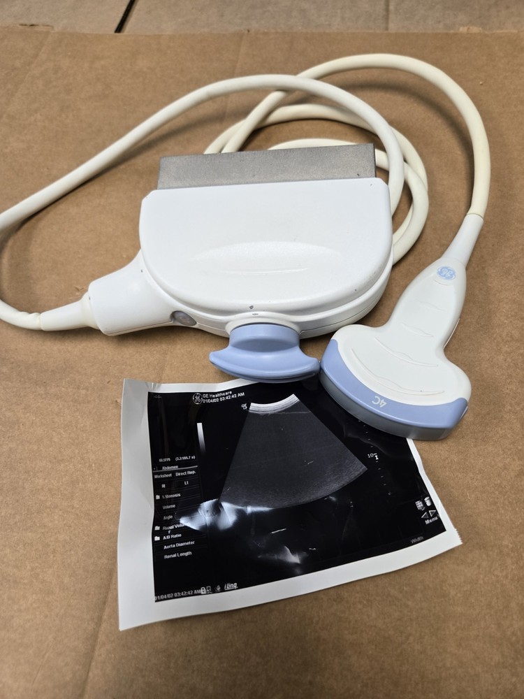 GE 4C Ultrasound Transducer Probe Convex Array used working condition
