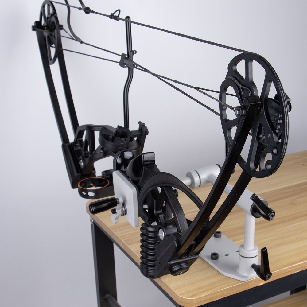 GQT Universal Bow Vise 360° , Adjustable Bow Press Archery Mount Tool Profession