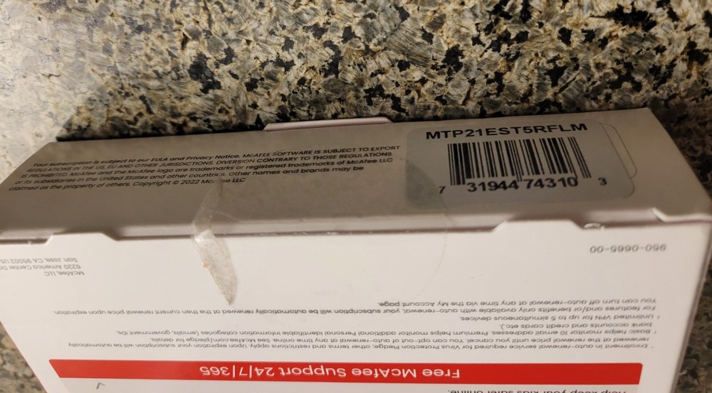 McAfee Total Protection for 5 Users Windows/Mac/Android/iOS/ChromeOS Product Key