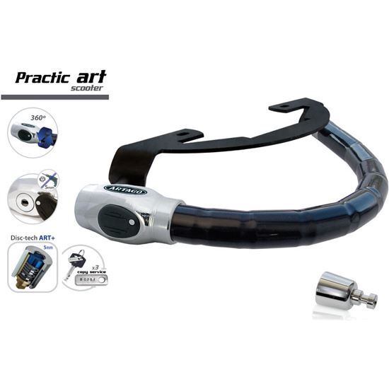 Handlebar lock Artago PRACTIC ART KYMCO G5-125-(09)-1525ART