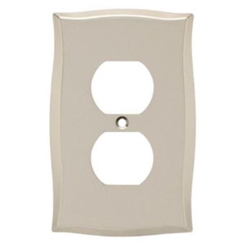 Llylah Duplex Switch Plate - Vintage Nickel