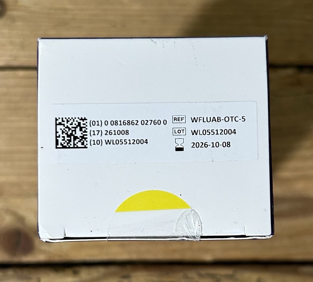 WELL Life Flu A & B Home Test - 5 Tests