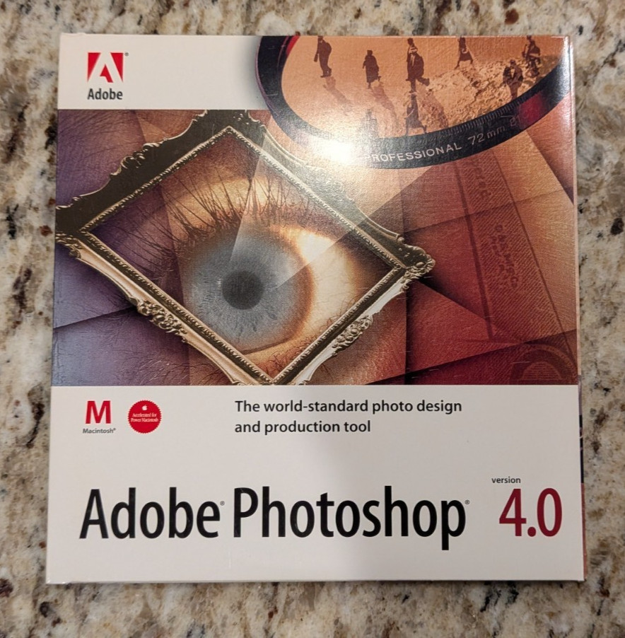 Adobe Photoshop 4.0 for Macintosh CD