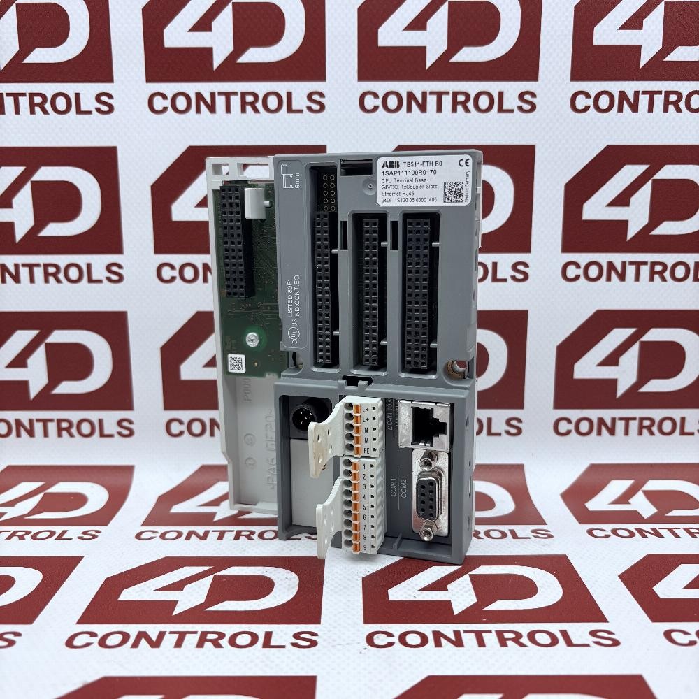 1SAP111100R0170 | ABB | TU511-ETH, CPU Terminal Base, 24VDC, Used