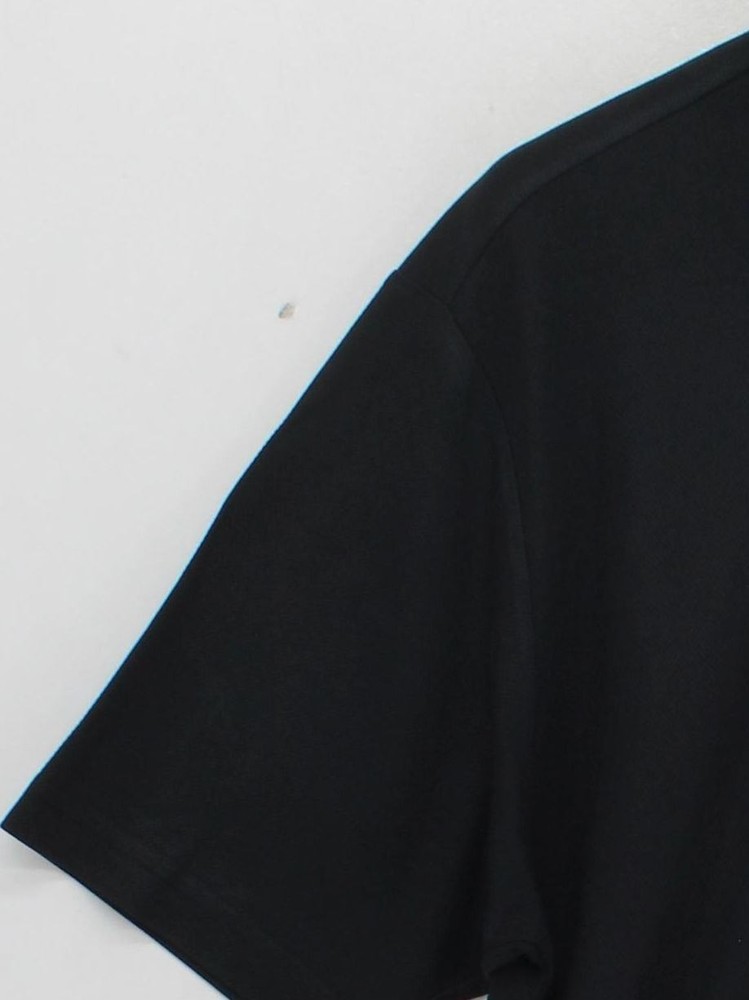 Reebok Men's Polo L Black 100% Polyester Collared Basic