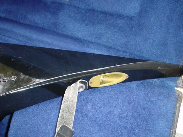 1983 Jackson Randy Rhoads Model V Brass Input Jack Cup First Year!