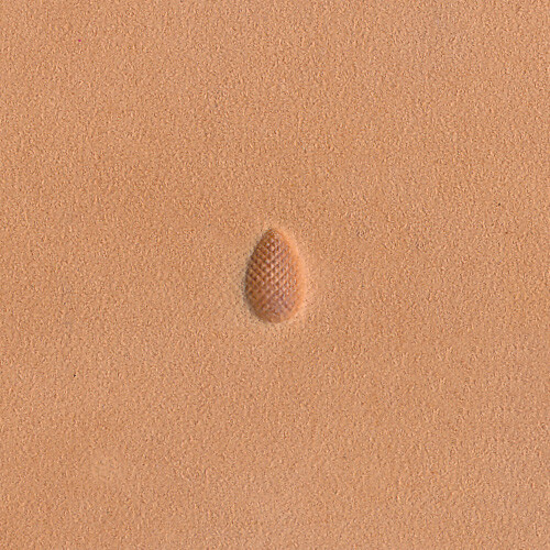 Pear Shader Checked P975 Leather Stamp