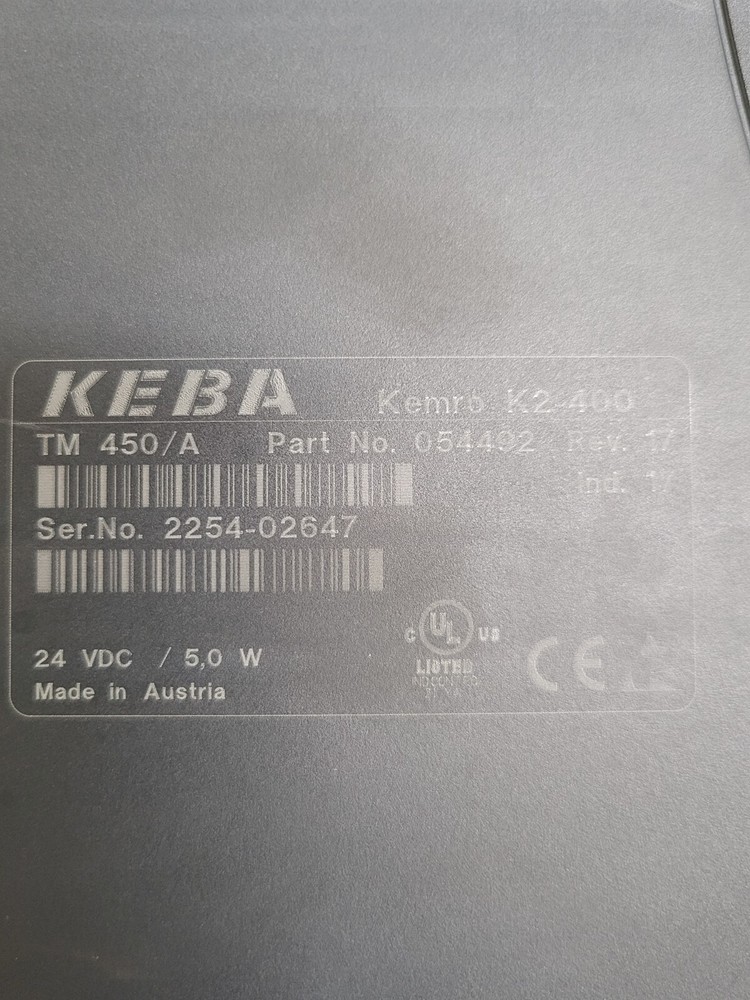 KEBA module Kemro K2-400 TM 450/A 054492