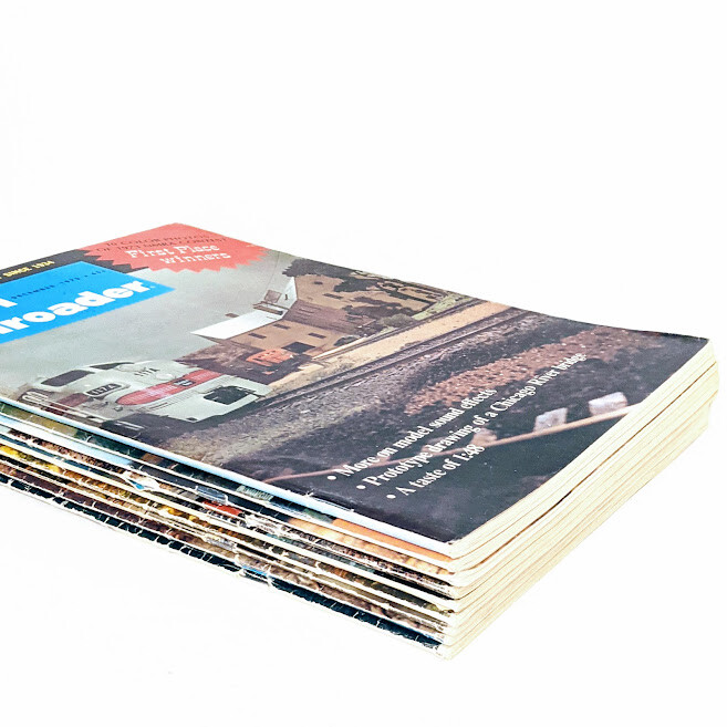 1973 Model Railroader Magazines, Lot of 9 Issues
