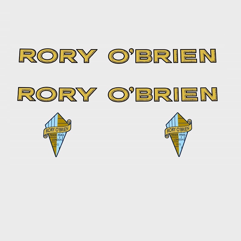 Rory O'Brien Bicycle Decals, Transfers, Stickers n.100