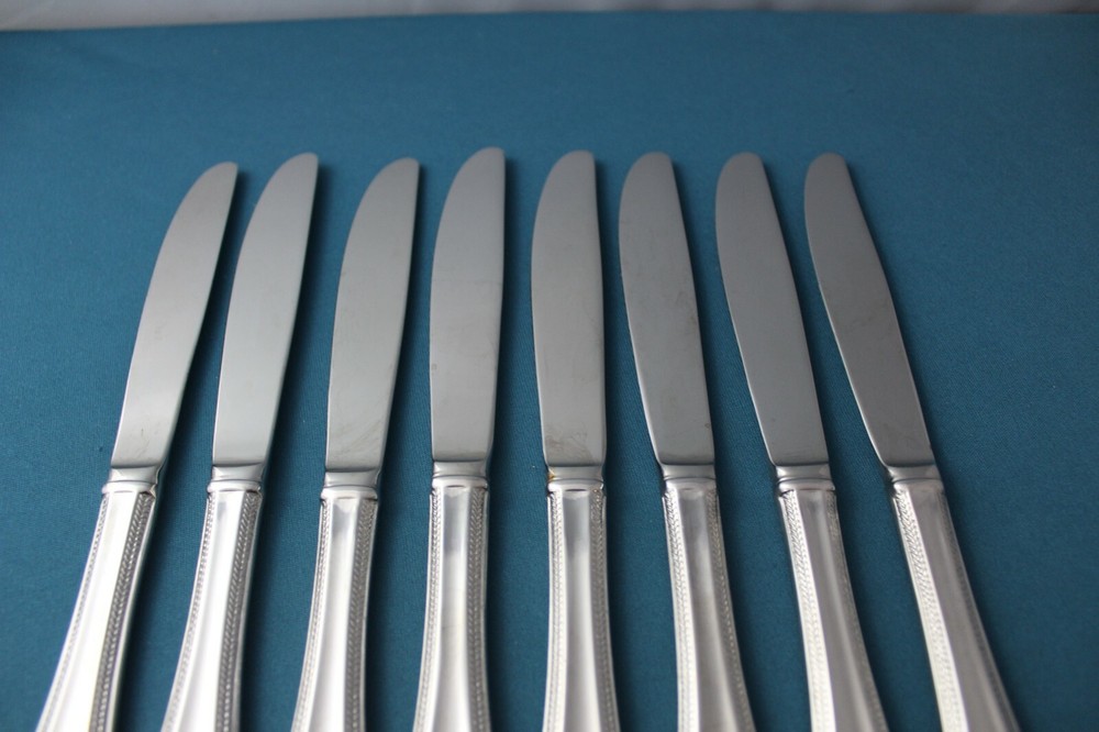 Gorham BRAID Dinner Knives Solid (Set of 8) Glossy China LIGHT USE 9 1/4"