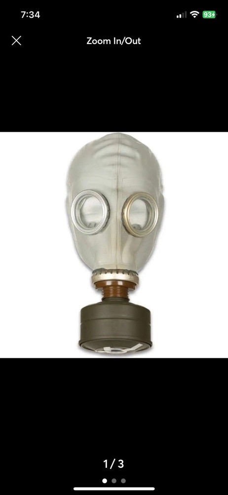ORIGINAL SOVIET GP-5 GAS MASK WITH MATCHING BAG