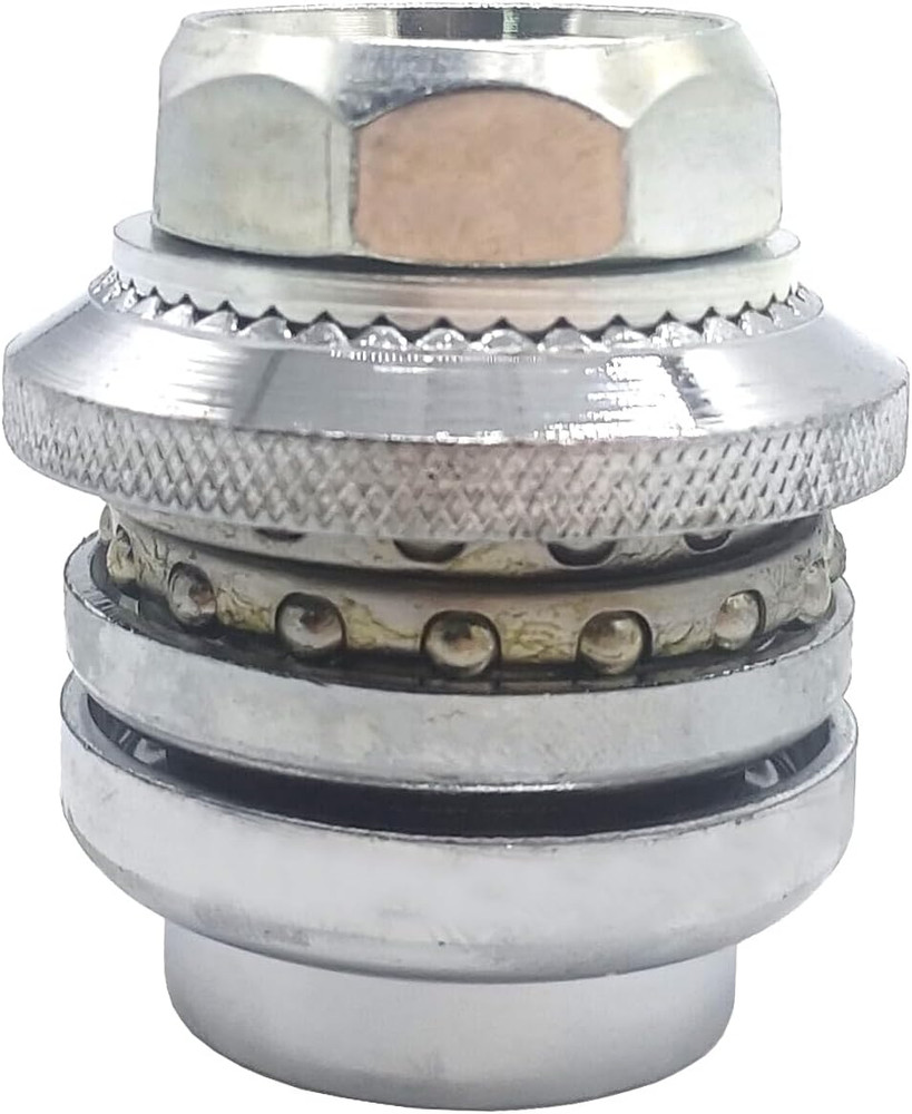 8 PCS Set Threaded Bicycle Headset Combo, Bicycle Front Fork Bowl Set 1"-24T22.2