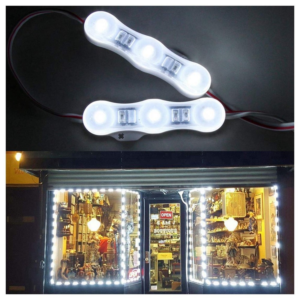 20FT Store Front LED Light Waterproof 40pcs 3led 2835 White LED Module Light,...