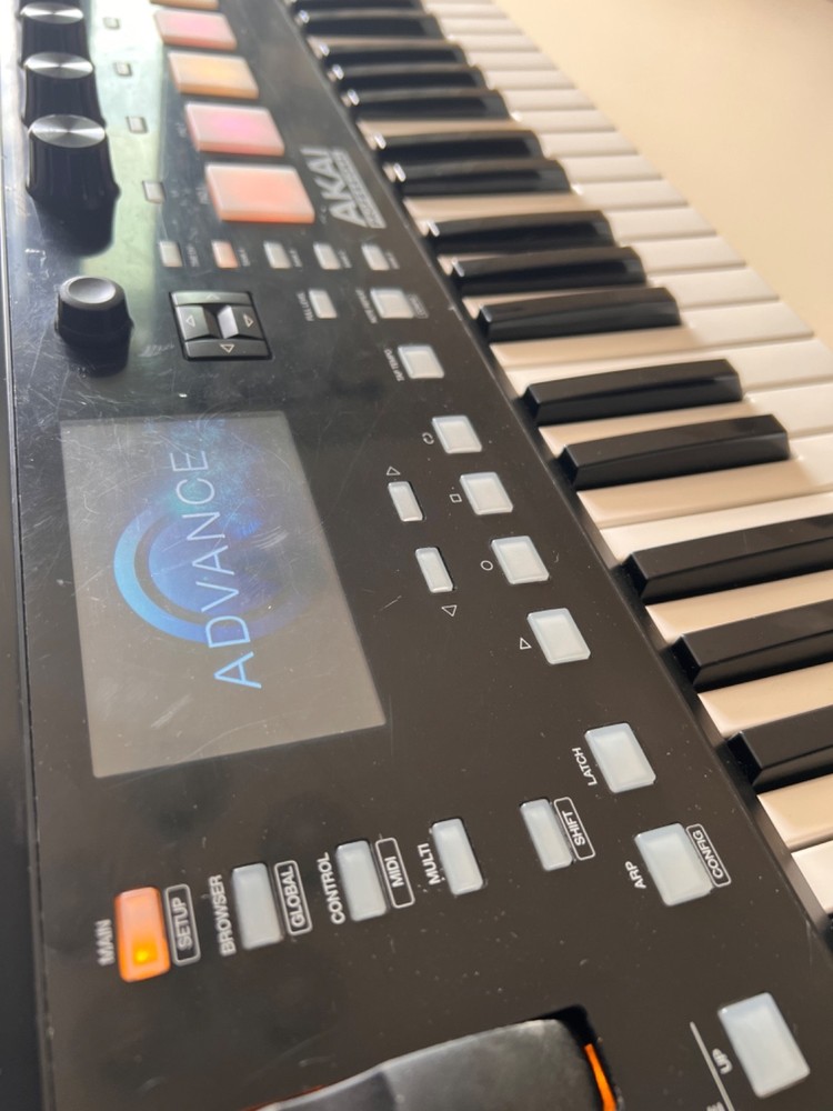 Akai Professional Advance 49 | USB Virtual Key Keyboard/Protective Stickers On