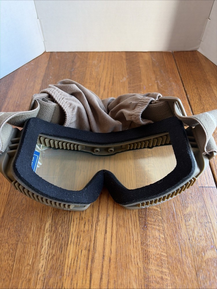 Lancer Tactical Sand Brown Airsoft Goggles