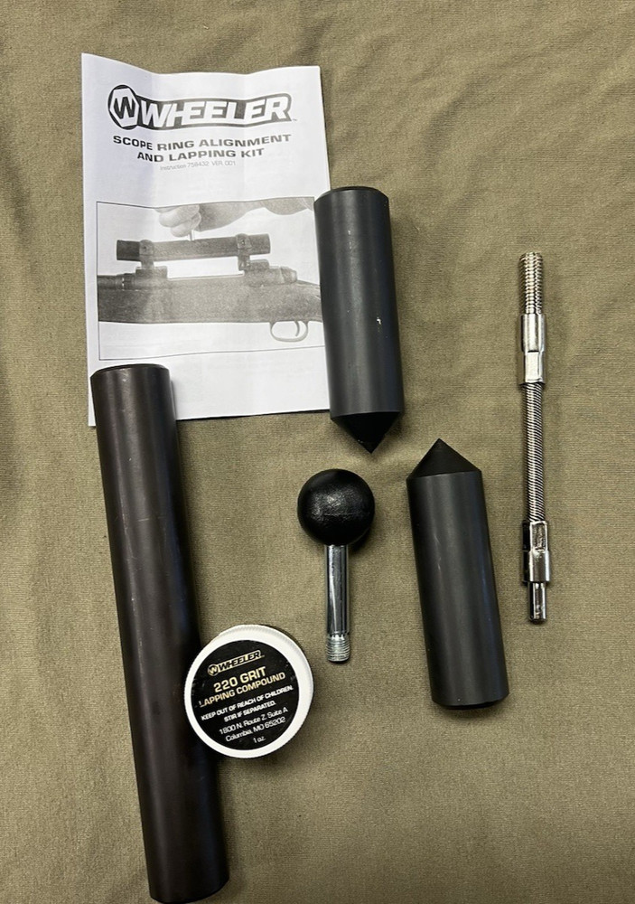 Wheeler 30mm Scope Ring Alignment and Lapping Kit, 633266 NEW
