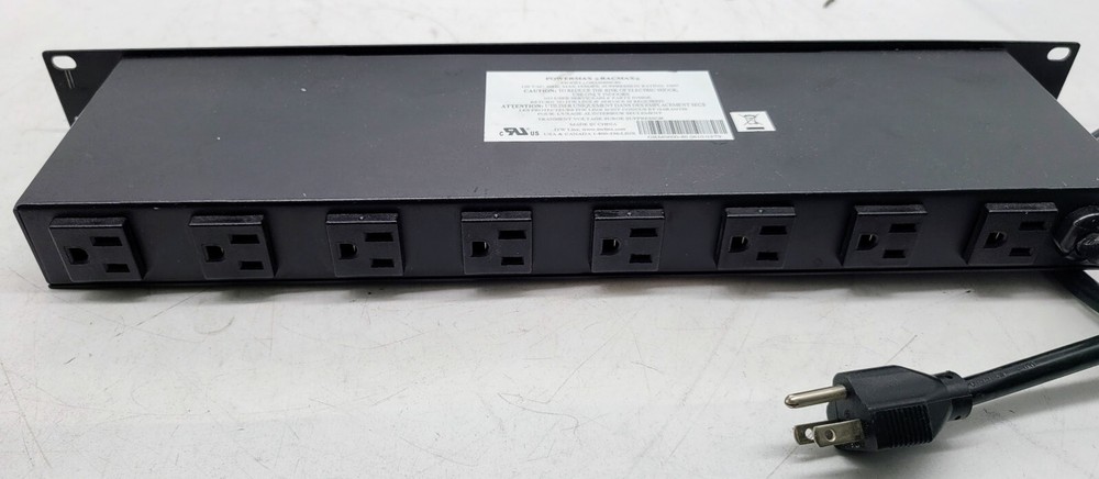 PowerMax Racmax Surge Protector GRM0600-80 Rack Mountable AC 8-Outlet