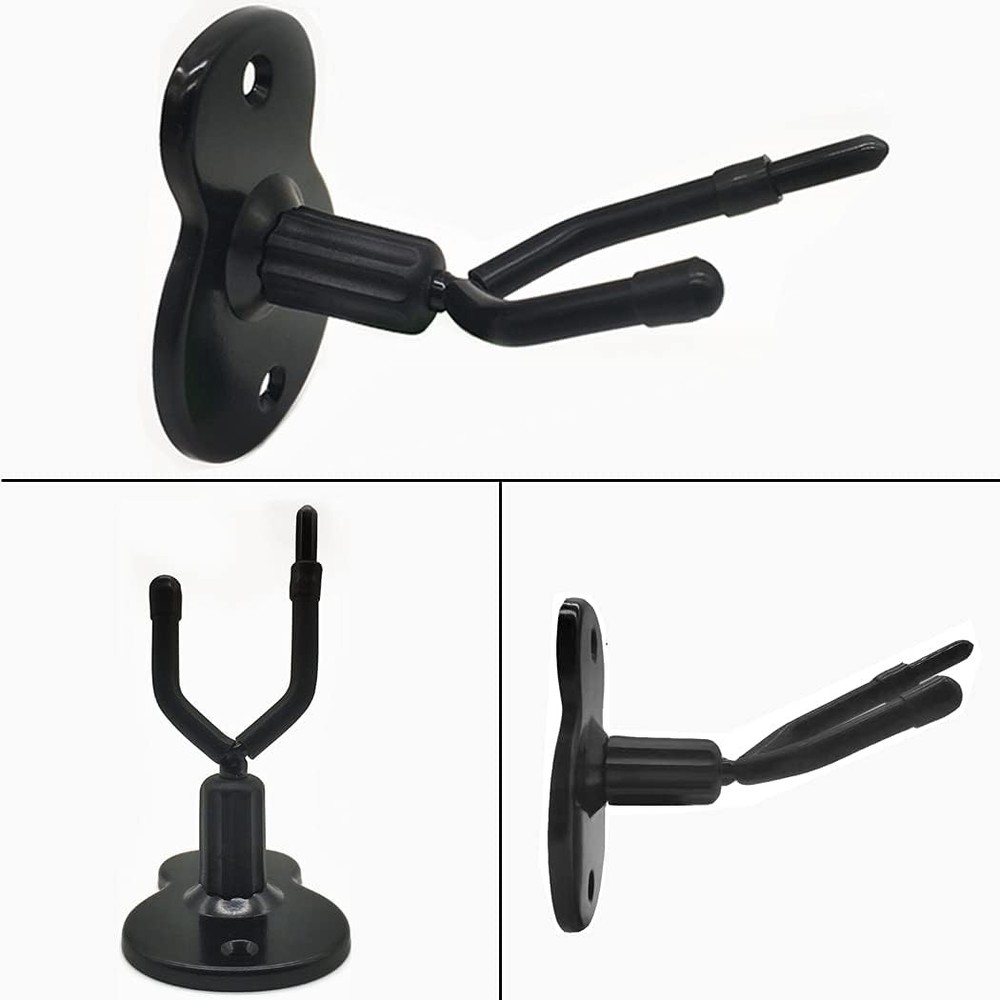 Peng Da Violin Viola Wall Mount Hanger,Violin Hook,with Bow Black