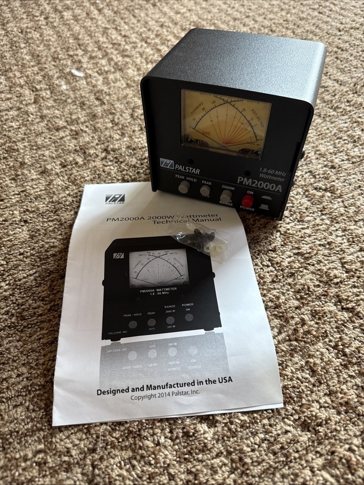 PALSTAR PM2000A 2000W Wattmeter Watt Meter Pal Star 2000