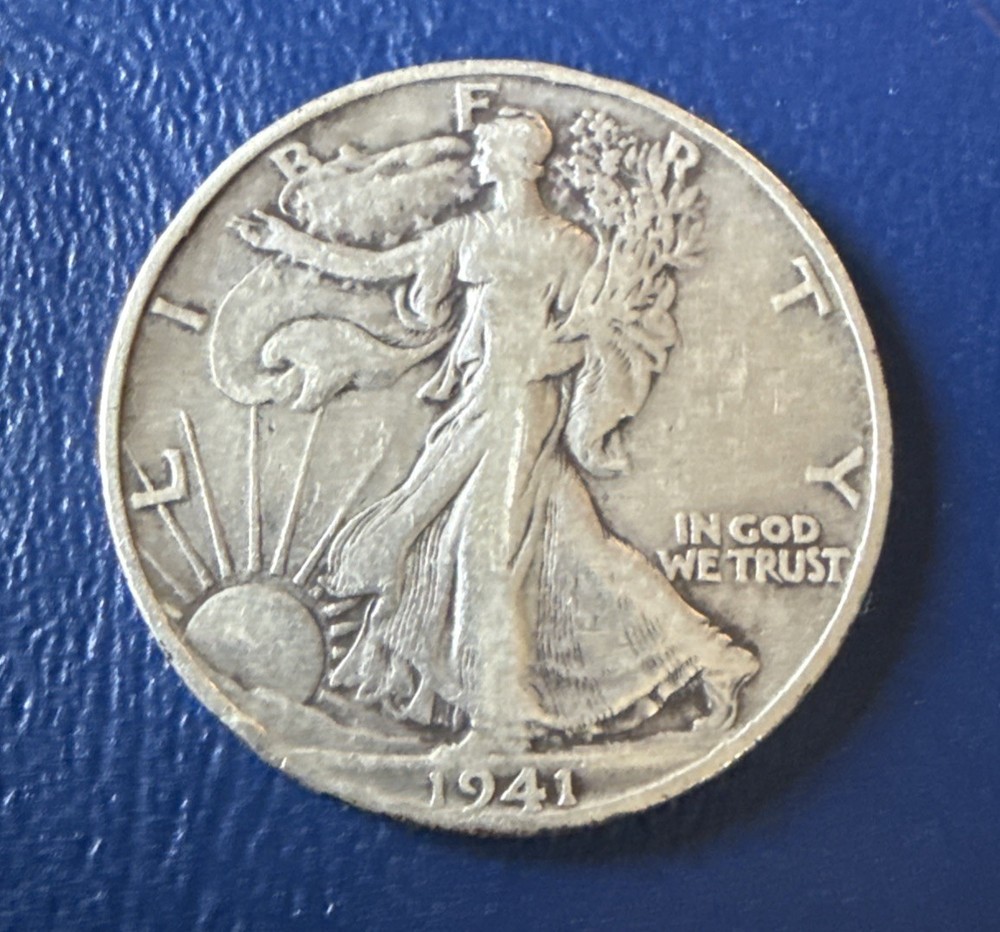 1941-D Walking Liberty Silver Half Dollar 90%