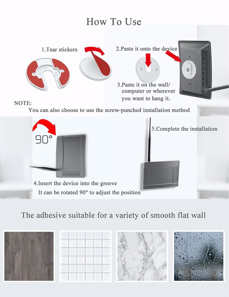 Universal Tablet Wall Mount Adjustable 90 Degree Swivel Ipad Mount Fit For Eread
