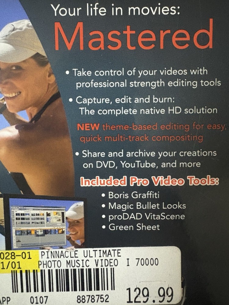 PINNACLE STUDIO ULTIMATE Version 12 Home Movie Making/Editing + Green Screen