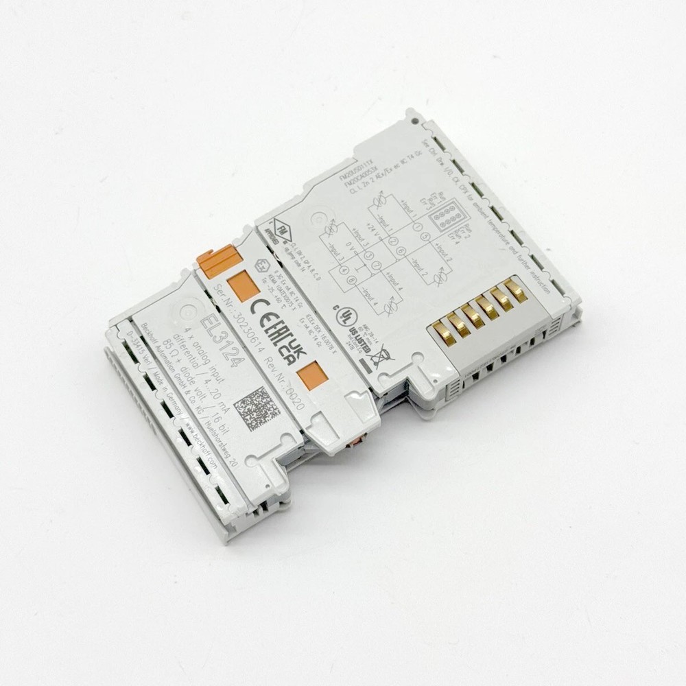 Beckhoff EL3124 Analog Input Module 4-Channel 4…20 mA 16 Bit New