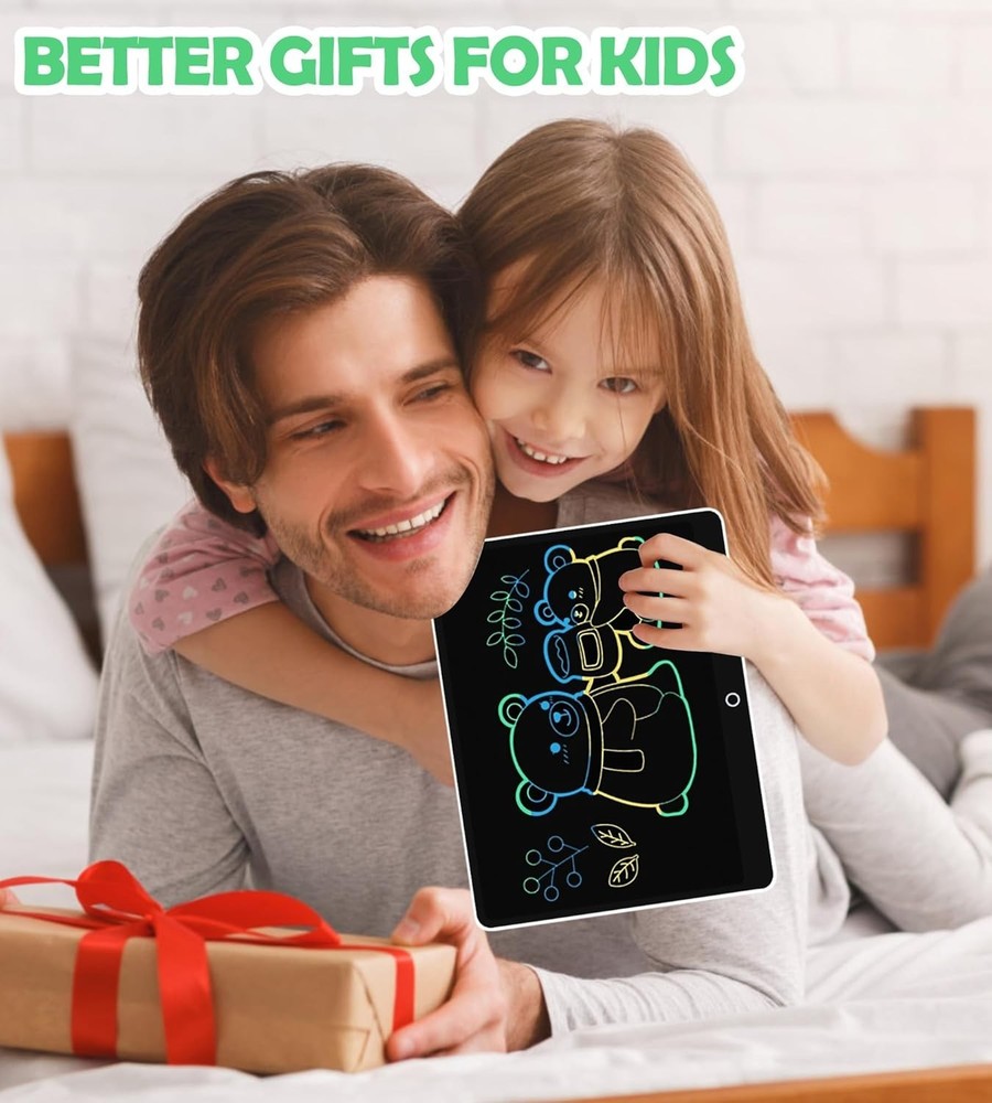 LCD Writing Tablet Doodle Board, 16inch Colorful Drawing Tablet Writing Pad, ...