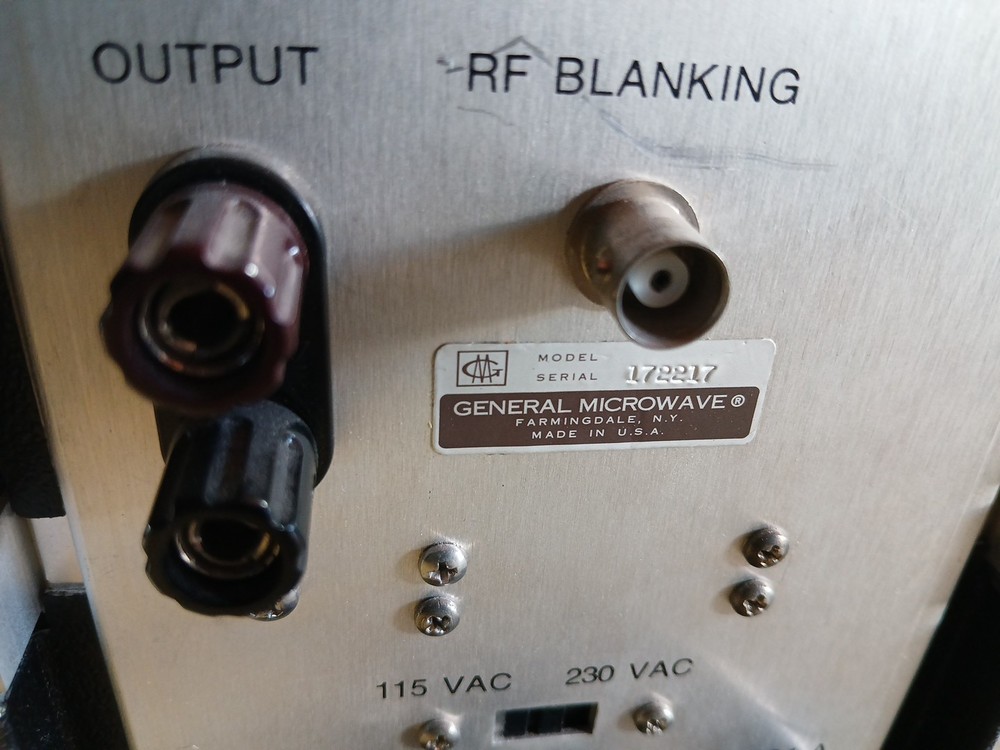 GENERAL MICROWAVE MODEL 476 POWER METER Tested Working