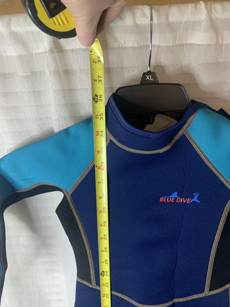 NWT Blue Dive Kids Wetsuit Size Medium Long Sleeve Blue