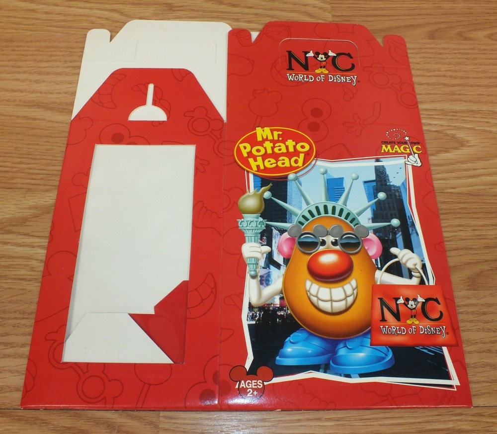Genuine Hasbro Create Your Own Magic Mr. Potato Head Empty Fold Up Box **READ**