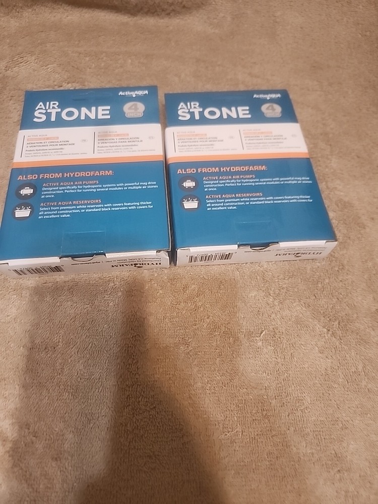 Active Aqua AIR STONE 4" inch Round Disc Diffuser Aerates Circulates Hydroponics