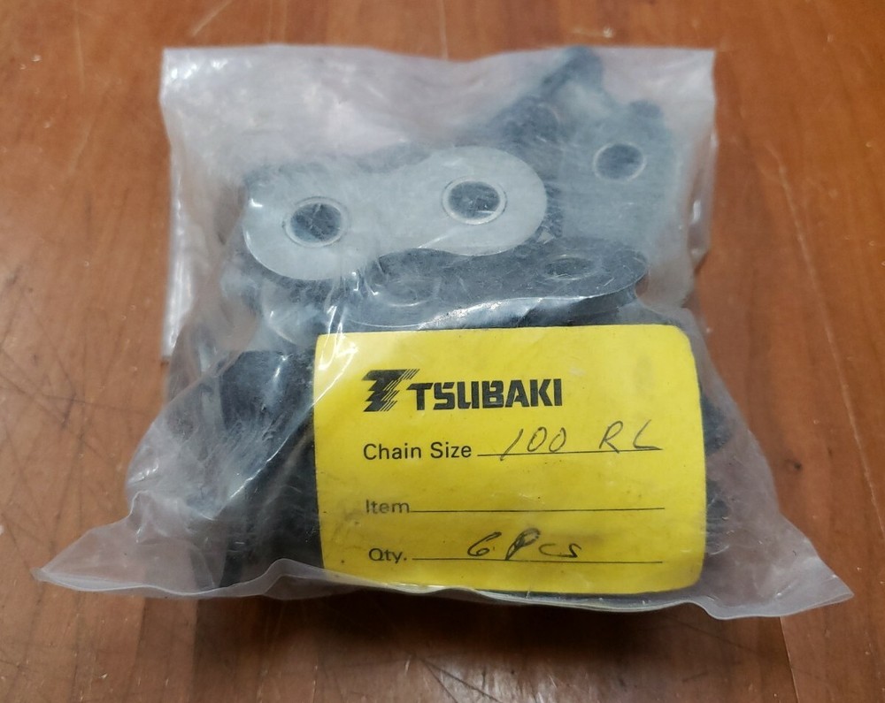 TSUBAKI Roller Link: 100, Single Strand, 1 1/4 pitch, 3/4 Dia ***EACH*** 1pc