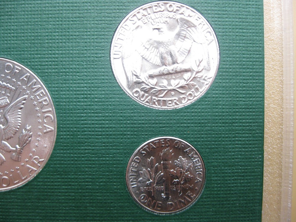 1964 D US Silver Mint Set Brilliant Uncirculated!