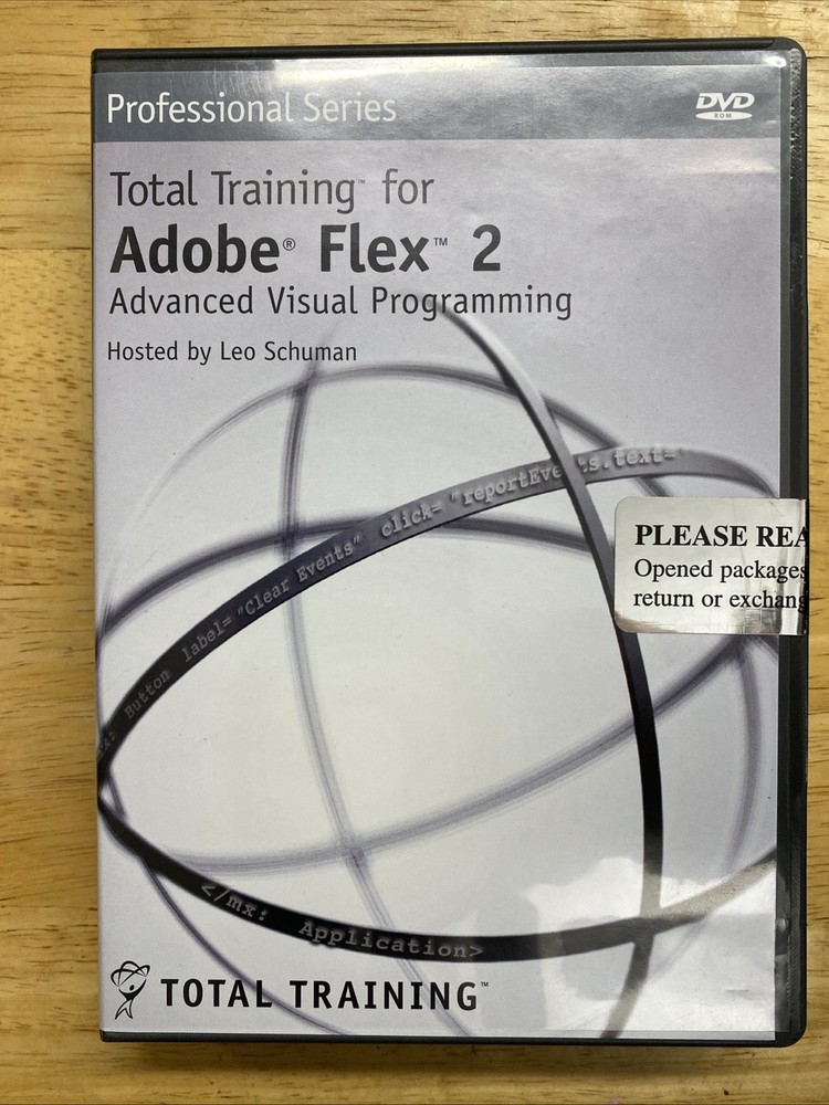 Total Training For Adobe Flex 2 Advanced Visual Programming 2-DVD Set