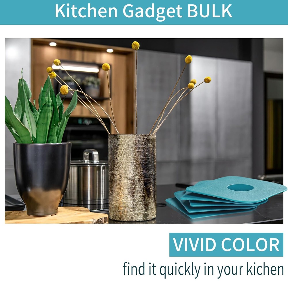 Premium Quality Pan Scraper Dish Scraper Tool 5 Pack Plastic Pot Scraper Food Sc