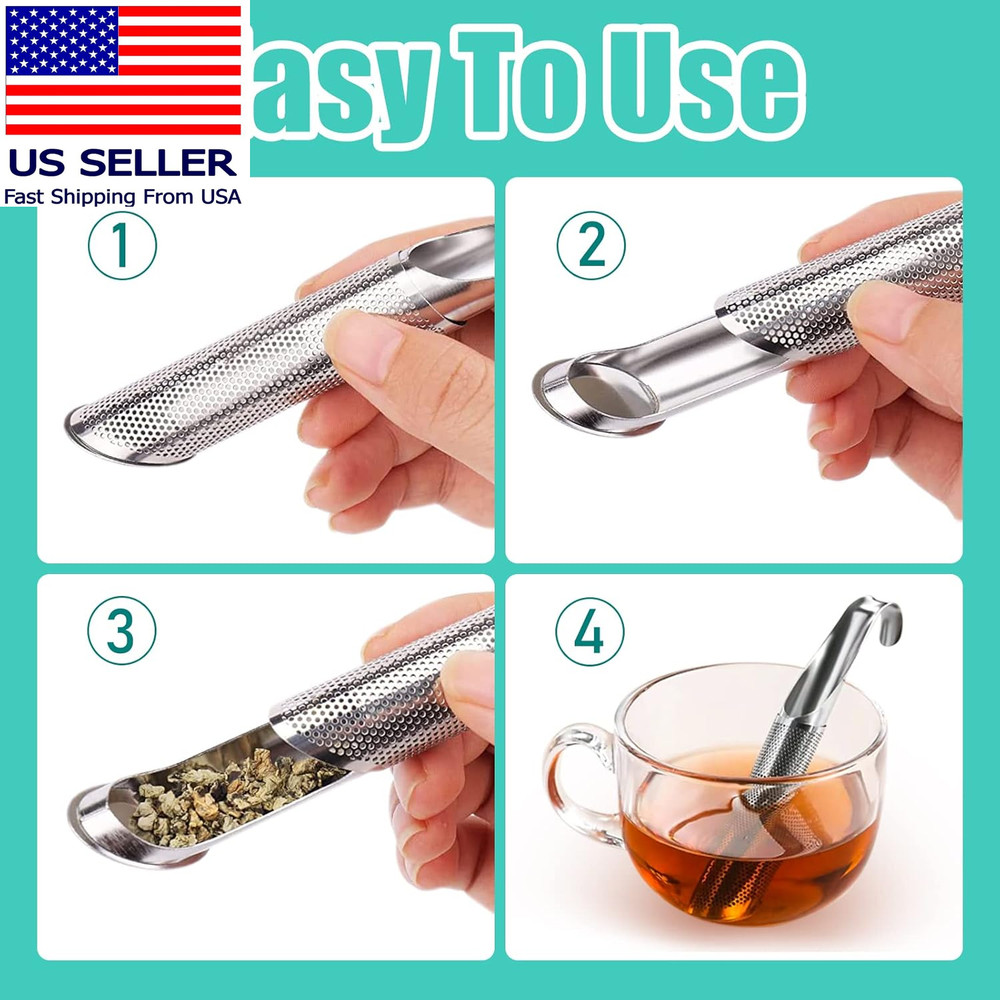 3 Pcs Tea Infuser and 1 Brush, Tea Diffusers for Loose Teatea Infuser for Loose