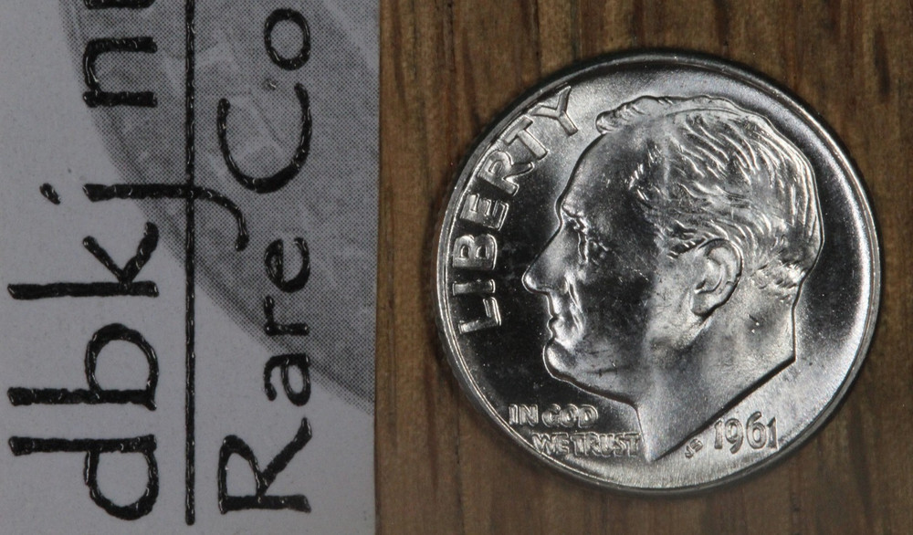 1961 D Roosevelt Dime 10¢ - BU - Choice to Gem Uncirculated
