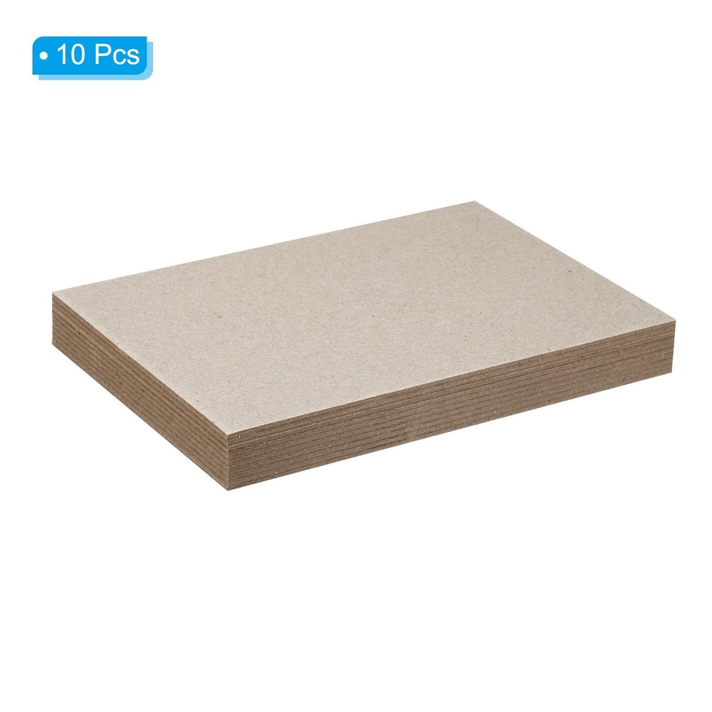 7x5x0.08" Chipboard Sheets, 10Pcs 80PT Thick Book Board Binders Board Sturdy ...