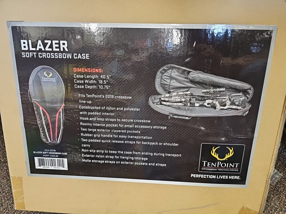 Ten Point Crossbow Blazer Soft Case Hca-20119 Fits 2019 To Current Models