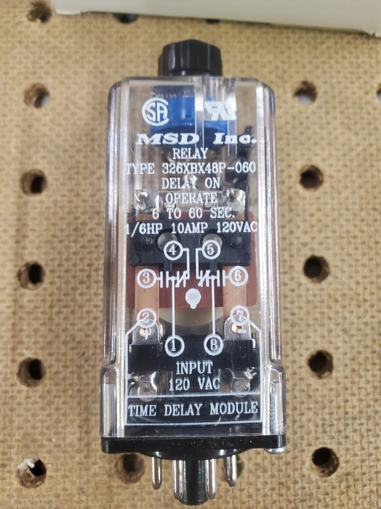 On Delay 326XBX48P-060 Time Delay Relay