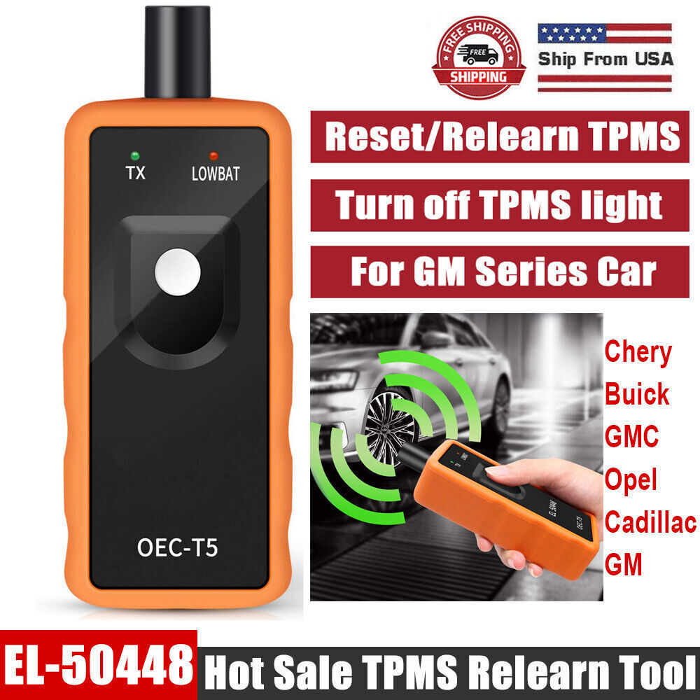 EL50448 TPMS Relearn Tire Sensor Pressure Monitor System Programming Activation