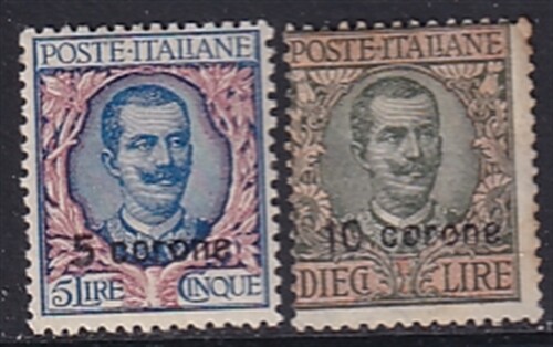 Italy 1921 MI 20-21 MLH VF