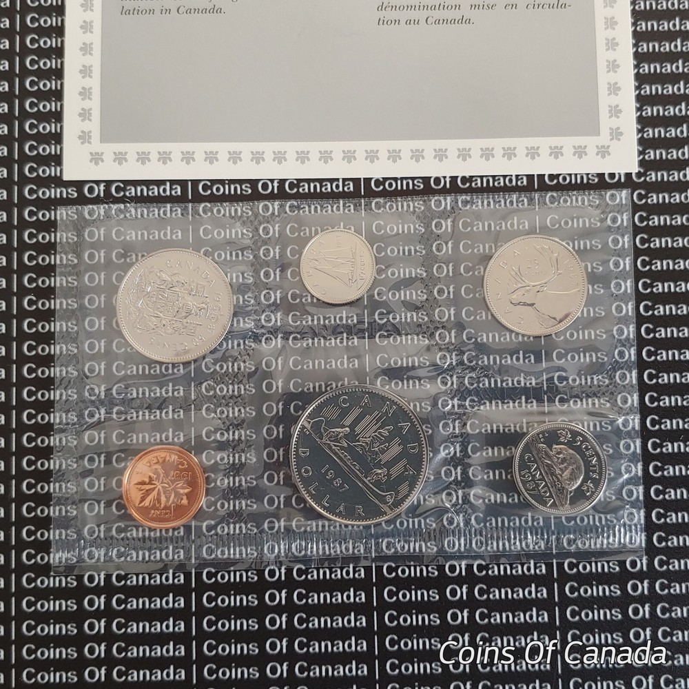 1987 Canada Prooflike 6 Coin Original Set Multiple Sets Available #coinsofcanada