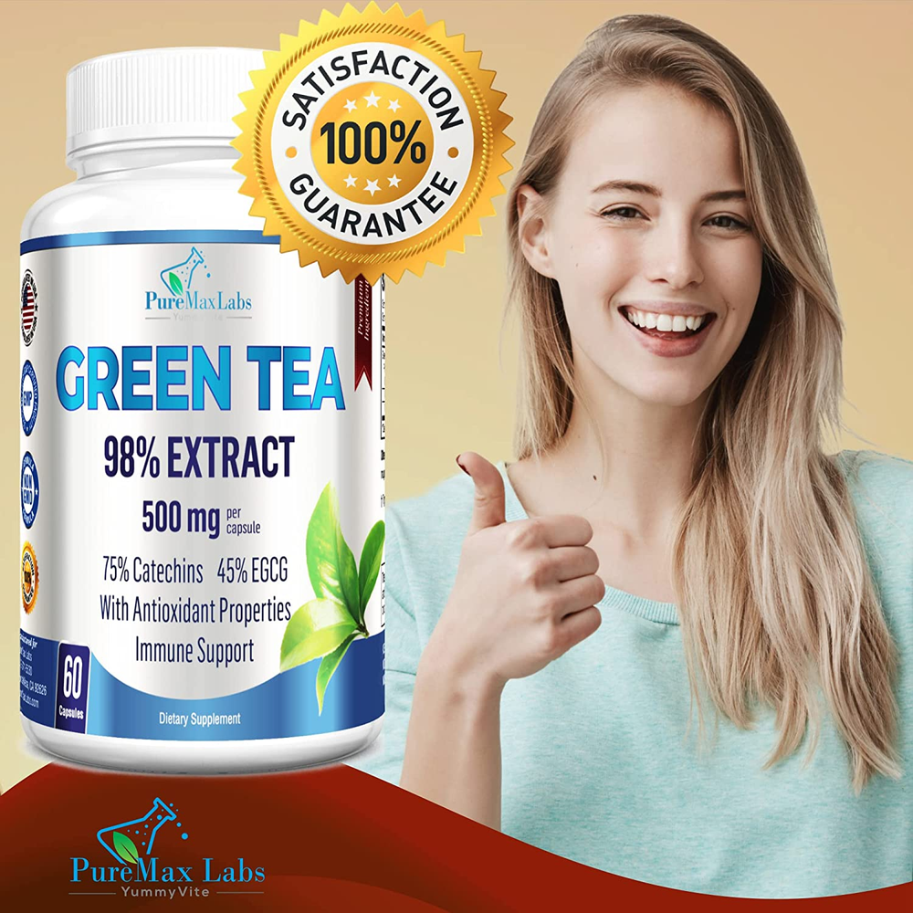 ✨Green Tea Extract 98% 3X Strength,75% Polyphenol Catechins,45% EGG,Antioxidant✨