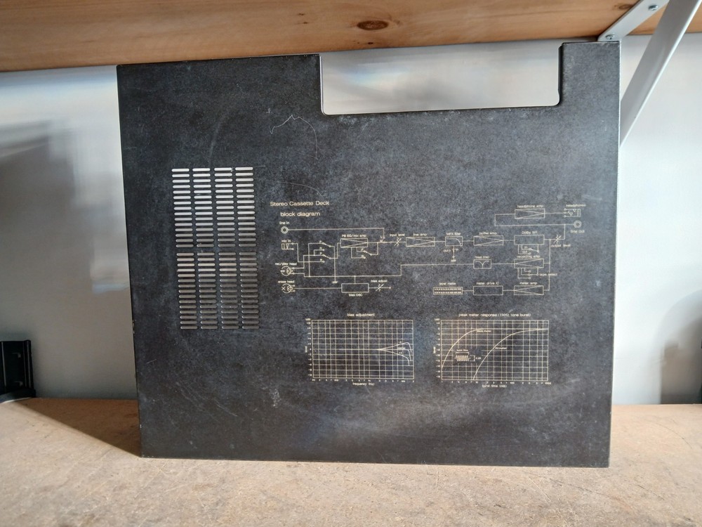 Technics RS M88 Cassette Deck Metal Case Part